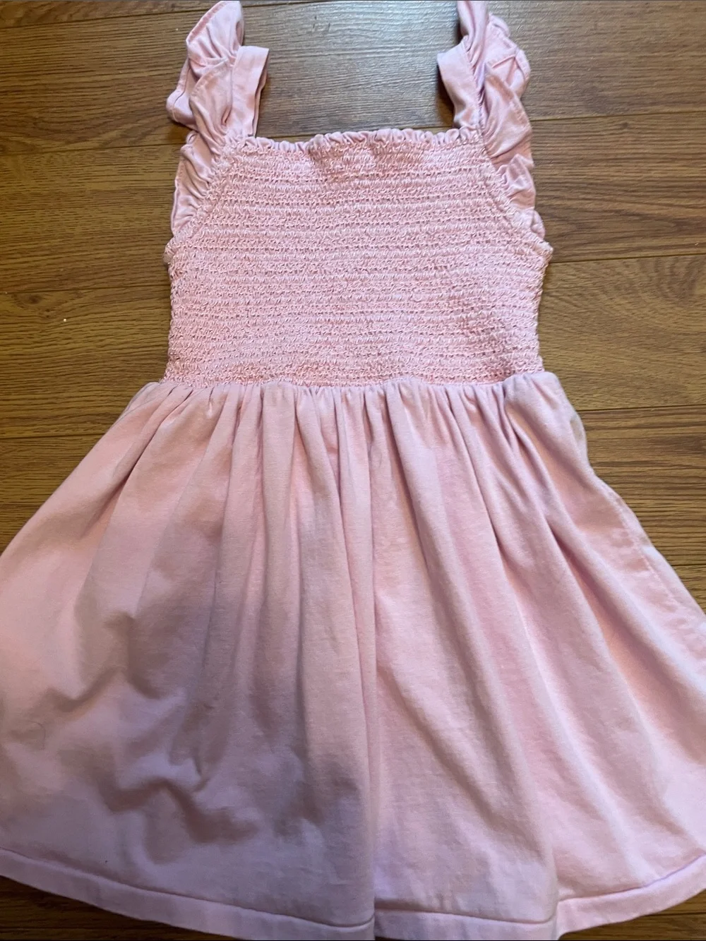 Ralph Lauren Light Pink Smocked Cotton Sundress for Girls 24M